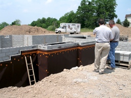 new construction basement waterproofing