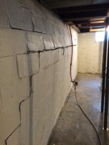 Hinckley OH foundation repair for bowing walls
