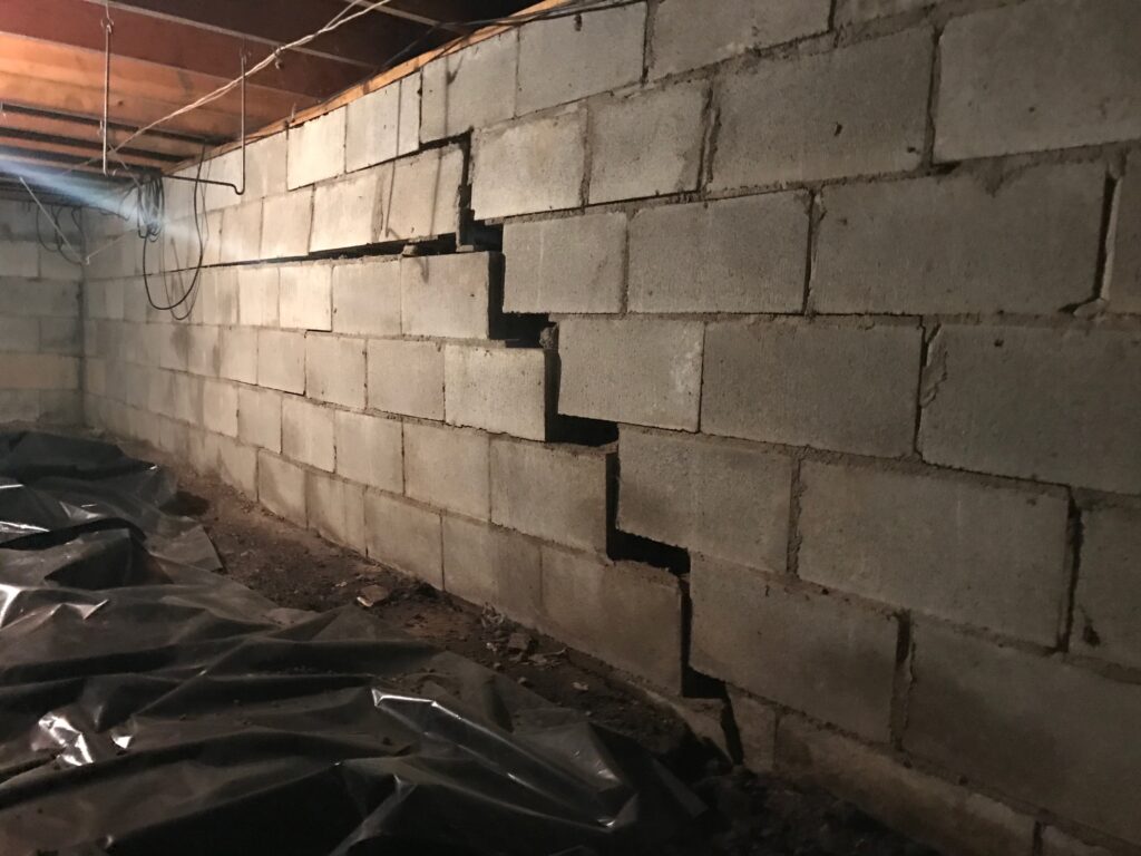 basement wall repairs