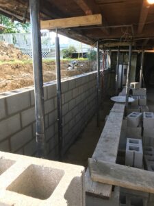 Foundation wall replacement