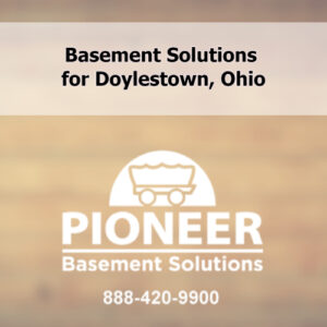 Doylestown basement foundation repair