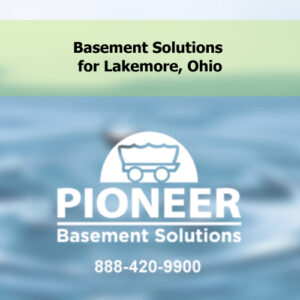Lakemore basement foundation repair