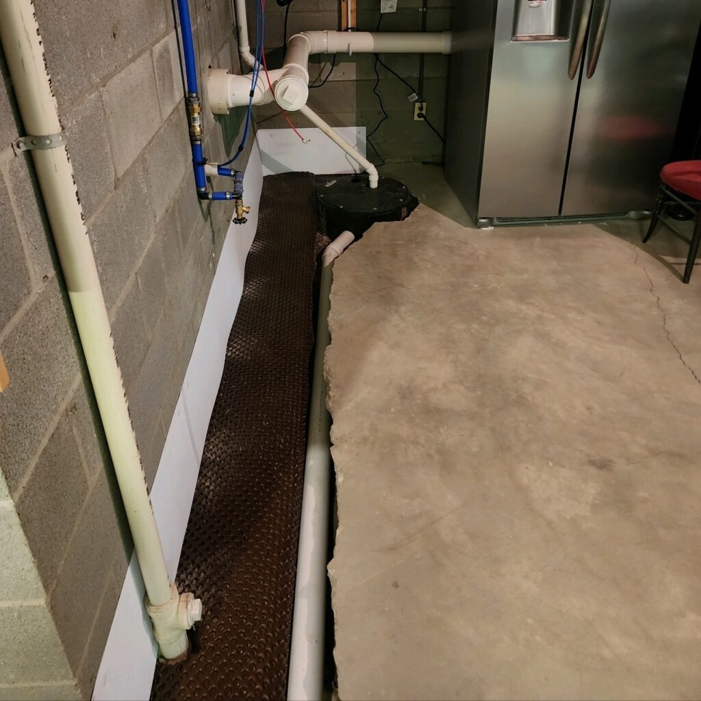 interior basement waterproofing Akron, OH